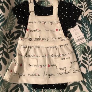 BNWT! Carter’s jumper and onesie set